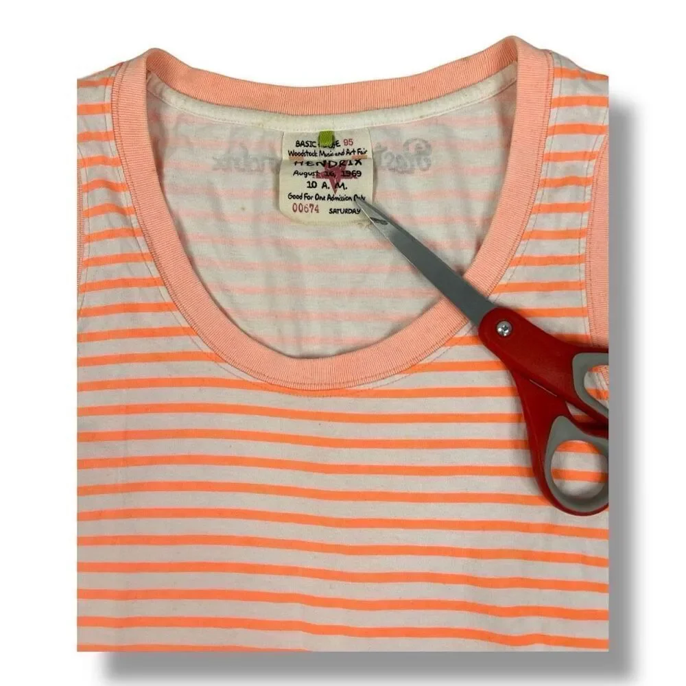 Basic House Restyle Hendrix Striped Tank Top Size Medium - Picture 4 of 6